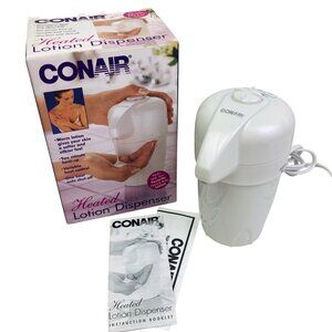 Conair Heated Hot Lotion Dispenser Warmer Body Hand Baby HLD20P Pearlized